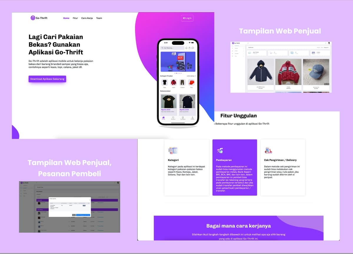 Web Go-Thrift - Secondhand Marketplace